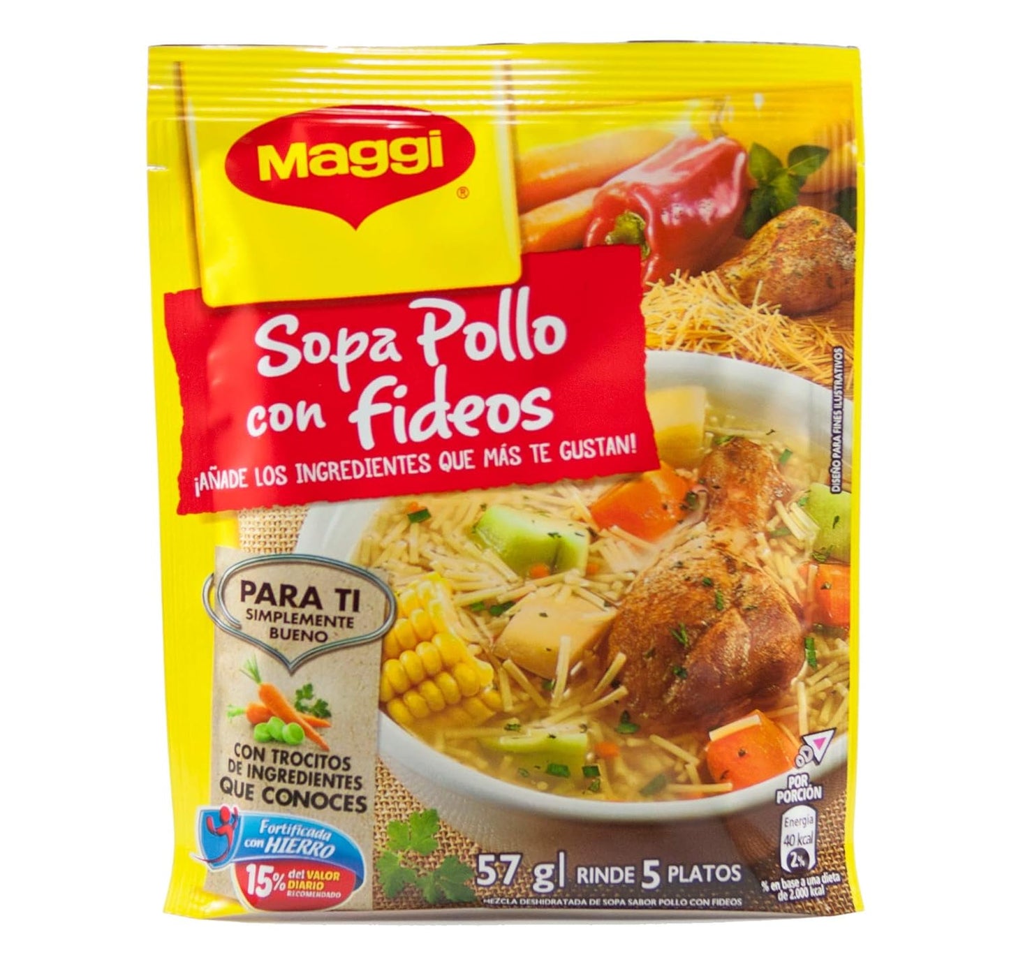 Maggi Sopa Pollo Fideos 68g