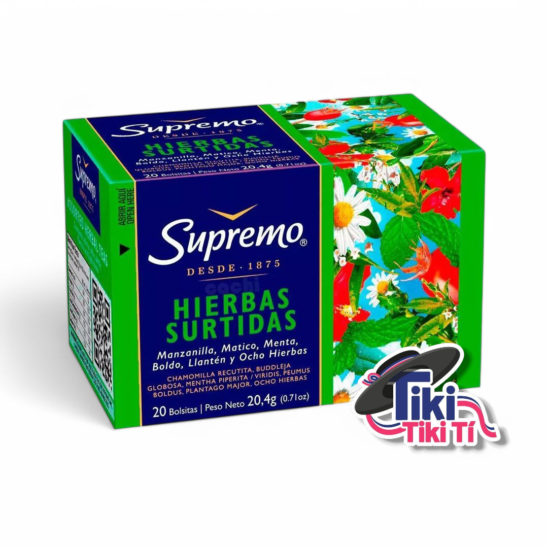 Te de Hierbas (Matico, Boldo, Surtidas, Paico, otras) x 20